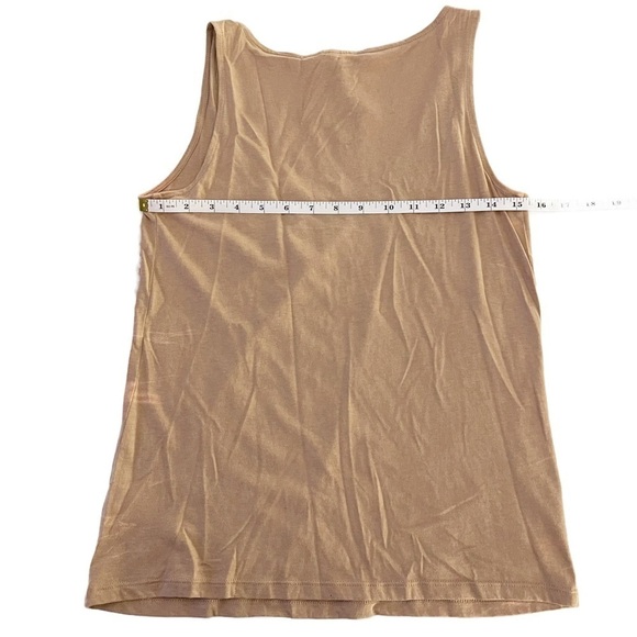 ✨NEW!✨ TALBOTS Women’s Tan Sequin Petite Tank Top - Small - Picture 6 of 10